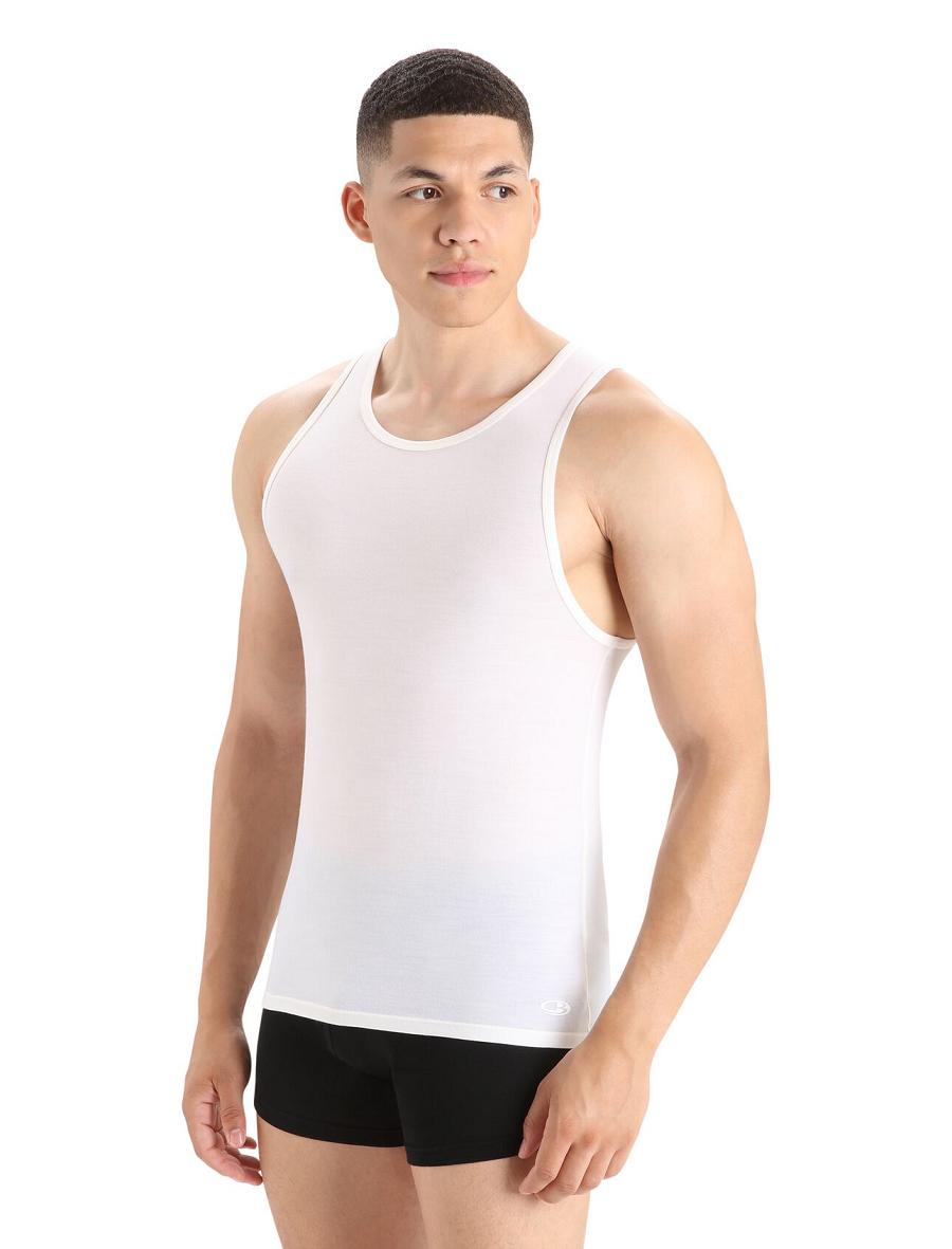 Snow Icebreaker Merino Anatomica Tank Top Men\'s Underwear | AU 1286RVDW